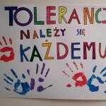 Powiększ zdjęcie Plakat promujący hasła o tolerancji